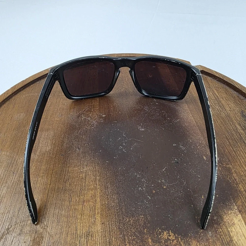 Oakley Holbrook Sunglasses Mens 55-18-137 Black Gray Tinted Patriotic OO9102-96